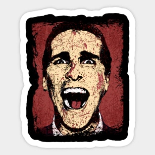 Graphic Art Satirical Horror Movie Sticker